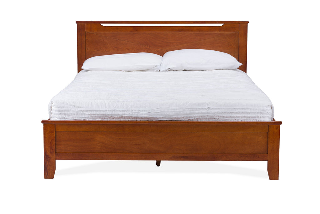 Baxton Studio Demitasse Brown Wood Contemporary Bed, Twin