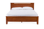 Baxton Studio Demitasse Brown Wood Contemporary Bed, Twin