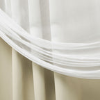 Exclusive Home Catarina Layered Solid Room Darkening Blackout And Sheer Hidden Tab/Rod Pocket Top Curtain Panel Pair, 52''X84'',