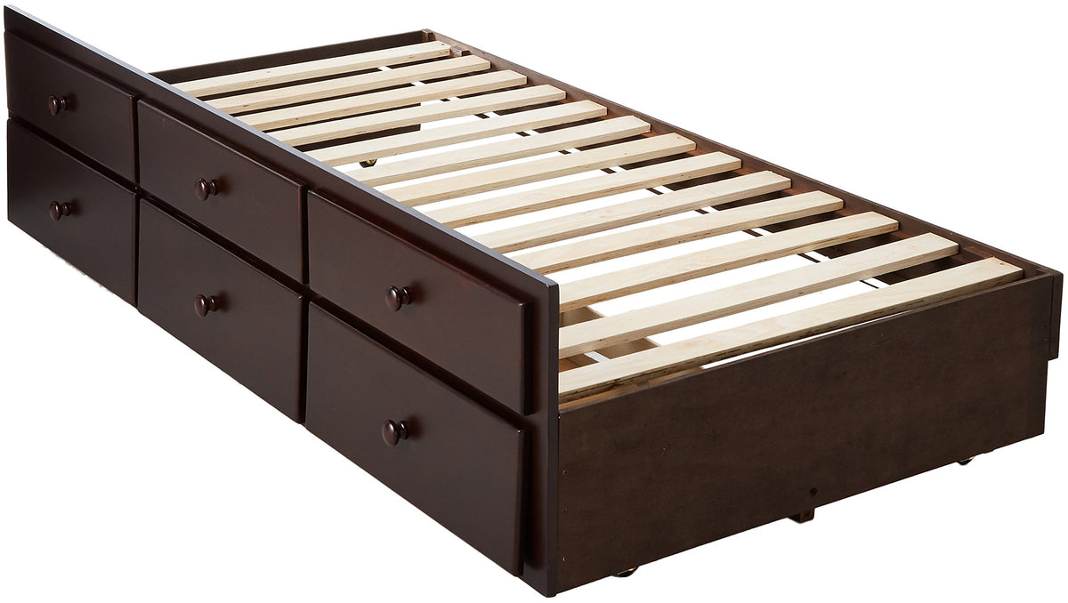 Coaster Home Furnishings 3-Drawer Trundle, Cappuccino