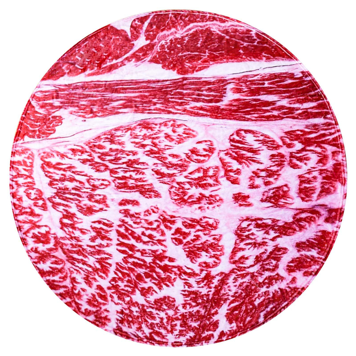 Excervent Realistic Snowflake Beef Blanket, 290 Gsm Funny Realistic Food Blanket, Novelty Super Soft Flannel Throw Blankets, 60