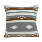 HomeRoots 100% Cotton Parkland Collection Mado Southwest Tan Pillow Cover with Poly Insert