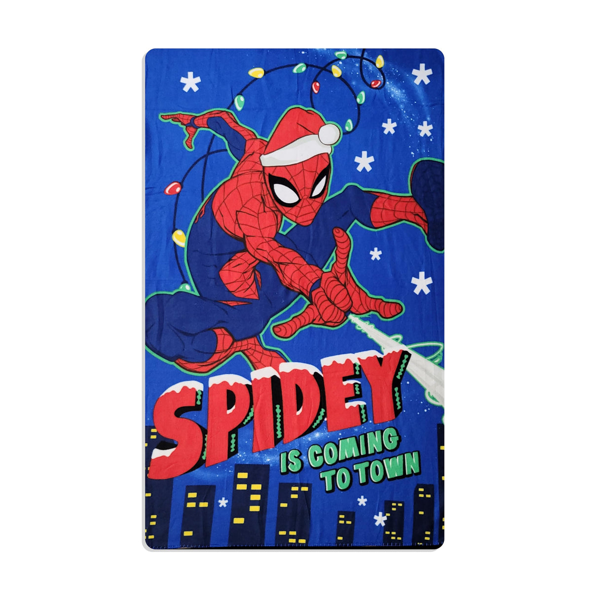 Royal Boys Girls Cozy Fleece Throw Blanket With Extra Soft Fun Design (Spidey)