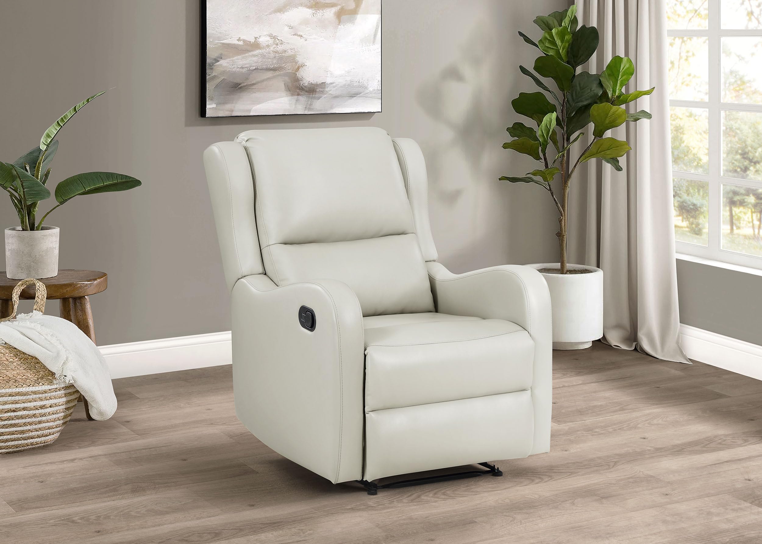 Coaster Home Furnishings Kelsey Upholstered English Arm Recliner Chair - Thumbnail 3