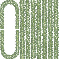 CQURE 8Pcs Eucalyptus Garland,Artificial Eucalyptus Leaves Table Greenery Garland Wreath Spring Garland Vines for Wedding Party 