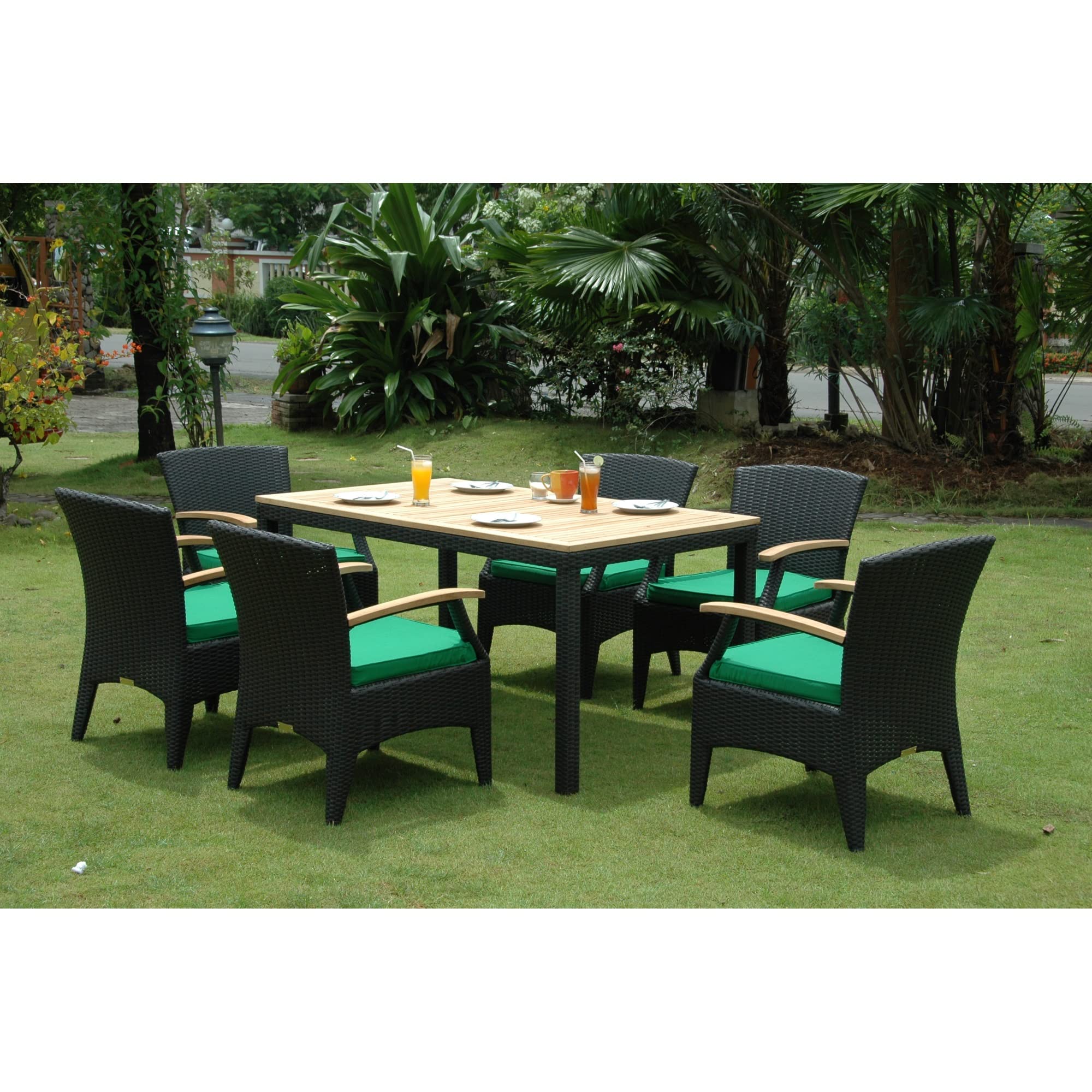 Anderson Teak Bellagio Patio Dining Set - Thumbnail 2