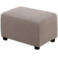 H.VERSAILTEX Ottoman Cover Slipcover Rectangle Fit Length 33 -38  Footrest Sofa Slipcovers Stool Cover Footstool Protector Cover