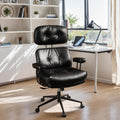 Caodoc Big And Tall Office Chair, 300Lbs Pu Leather Executive Chair Whit Lumbar Support, Managerial Home Desk Chair, Heavy Duty
