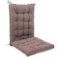 Rocking Chair Cushions Comfortable Tufted Seat Cushion Pads Non-Skid Backed Set Of Backrest Cushion And Seat Bottom For Porch Ro