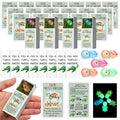 Wonderjune Positive Appreciation Gifts Bulk for Office Employee Coworkers Luminous Resin Emotional Support Animals with Card Gif