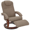 RecPro Charles 28 RV Euro Chair Recliner | Modern Design | RV Furniture | Cloth (Oatmeal, 1 Chair)