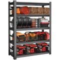 Garage Shelving Unit and Storage-Easy Assembly Metal Shelves 5-Tier Rack|Heavy-Duty Adjustable Shelf|Steel Rust-Resistant Shelve