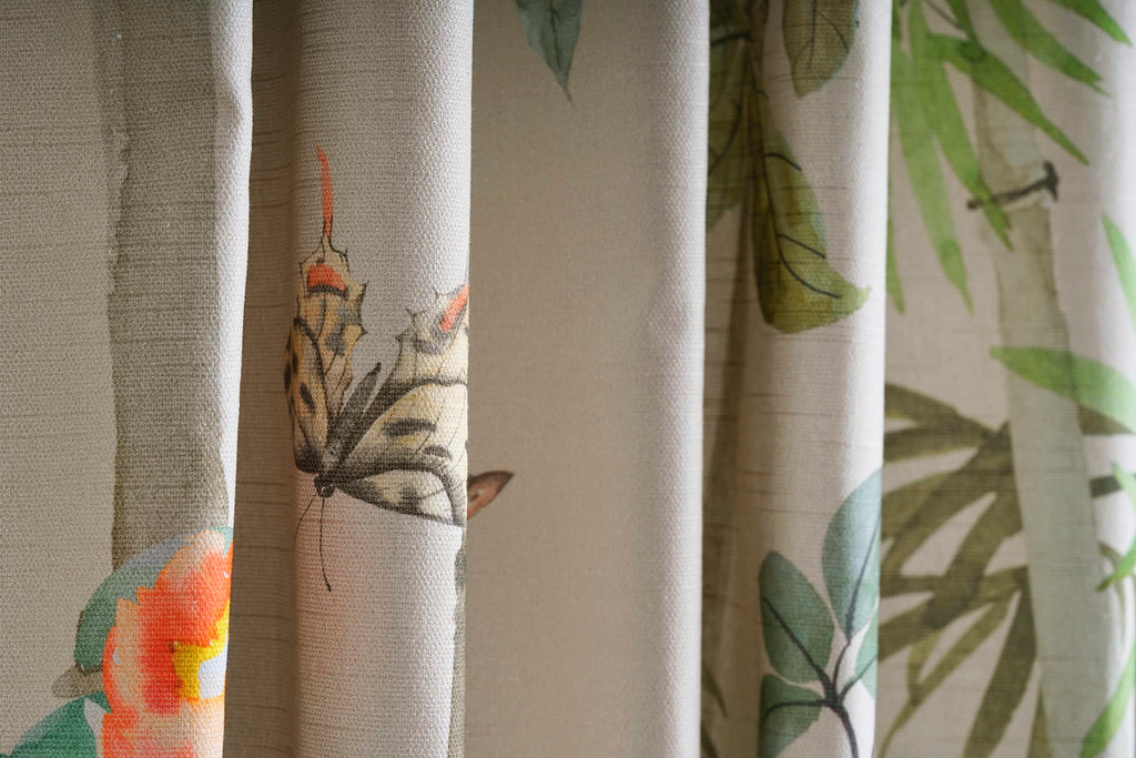 Maison D' Hermine 100% Cotton Curtain Bamboo Beige One Panel Curtain For Living Rooms Bedrooms Offices Tailored With A Rod Pocke