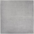 Nourison Essentials Indoor/Outdoor Silver Grey 9' X Square Area -Rug, Easy -Cleaning, Non Shedding, Bed Room, Living Room, Dining Room, Backyard, Deck, Patio (9 Square)