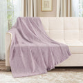 Bourina Faux Cashmere Fringe Throw Blanket Decorative Lightweight Throw Soft Cozy For Bed Or Sofa Outdoor Blanket, 50X70 Inches