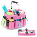 PGmoon Cleaning Caddy Organizer with Handle,Pink