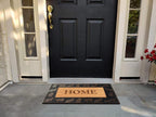 A1Hc Natural Coir And Rubber Large Door Mat, 18X30, Thick Durable Doormats For Door Entrance, Heavy Duty, Thin Profile Door Mat,