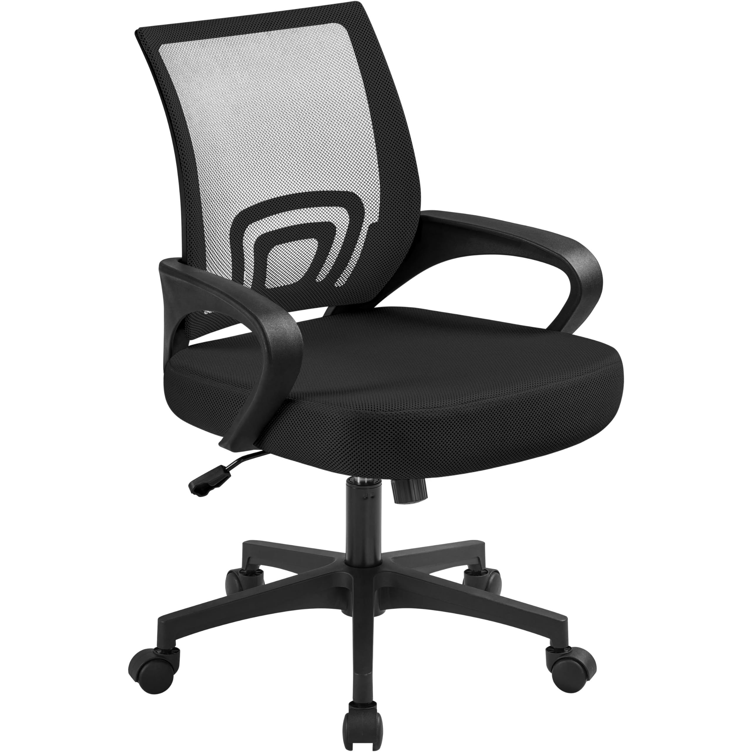 Topeakmart Executive Desk Chair Ergonomic Office Chair Swivel Mesh Back Task Computer Chair with Adjustable Height Armrest for H