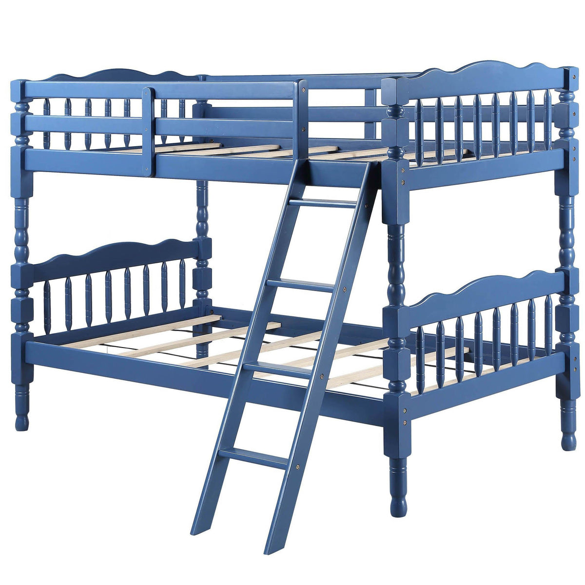 Acme Homestead Twin Twin Bunk Bed in Dark Blue Finish