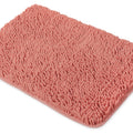 Yeaban Coral Bathroom Rugs - Thick Chenille Bath Mats | Absorbent and Washable Bath Rug Non-Slip, Plush and Soft Rugs for Bathro