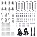Unicaravan Shade Sail Hardware Kit 6 Inch Turnbuckles For Triangle Rectangle Sun Shade Sail Outdoor Installation Turnbuckles For