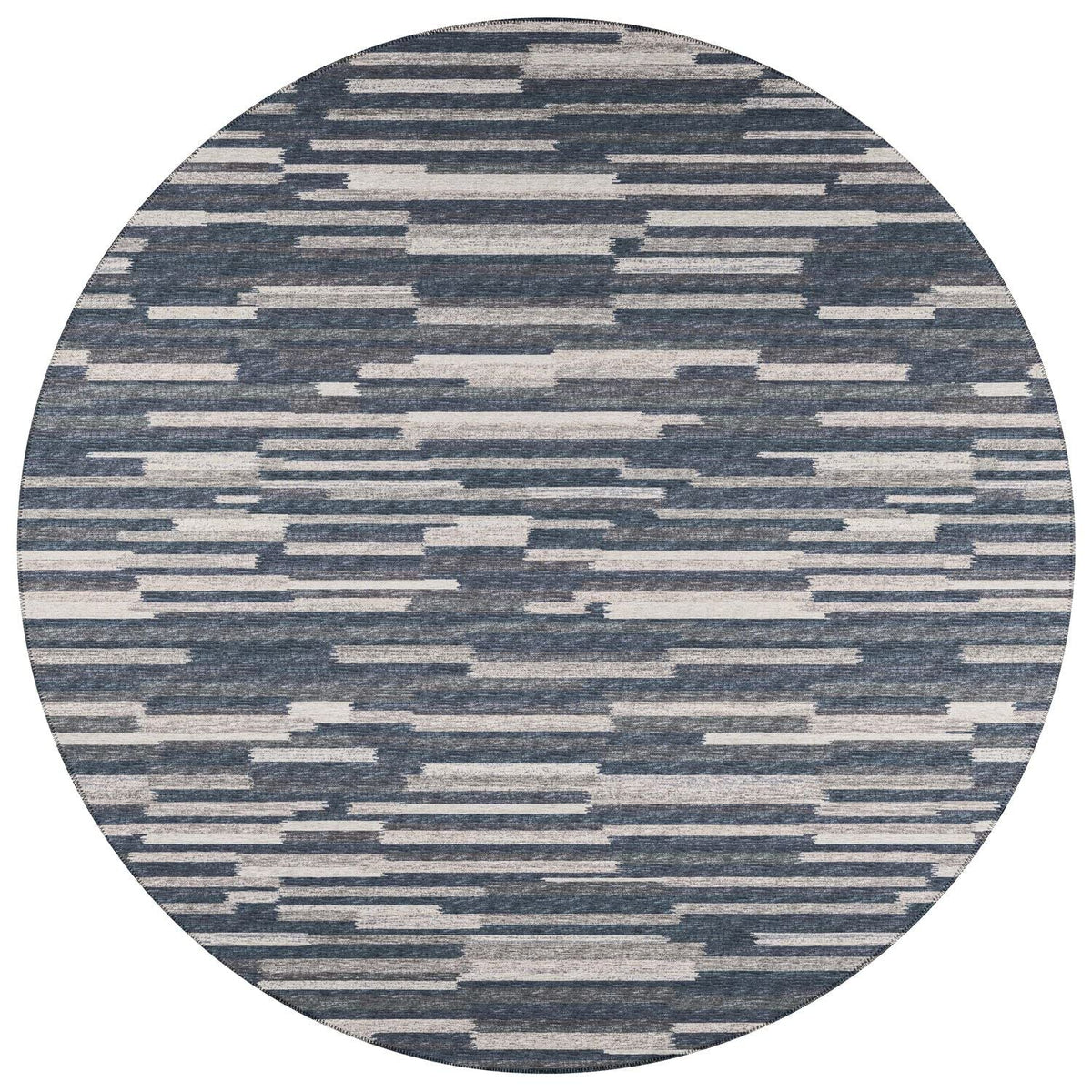 Sedona Sn8 Grey Transitional Rug Round 6' X 6'