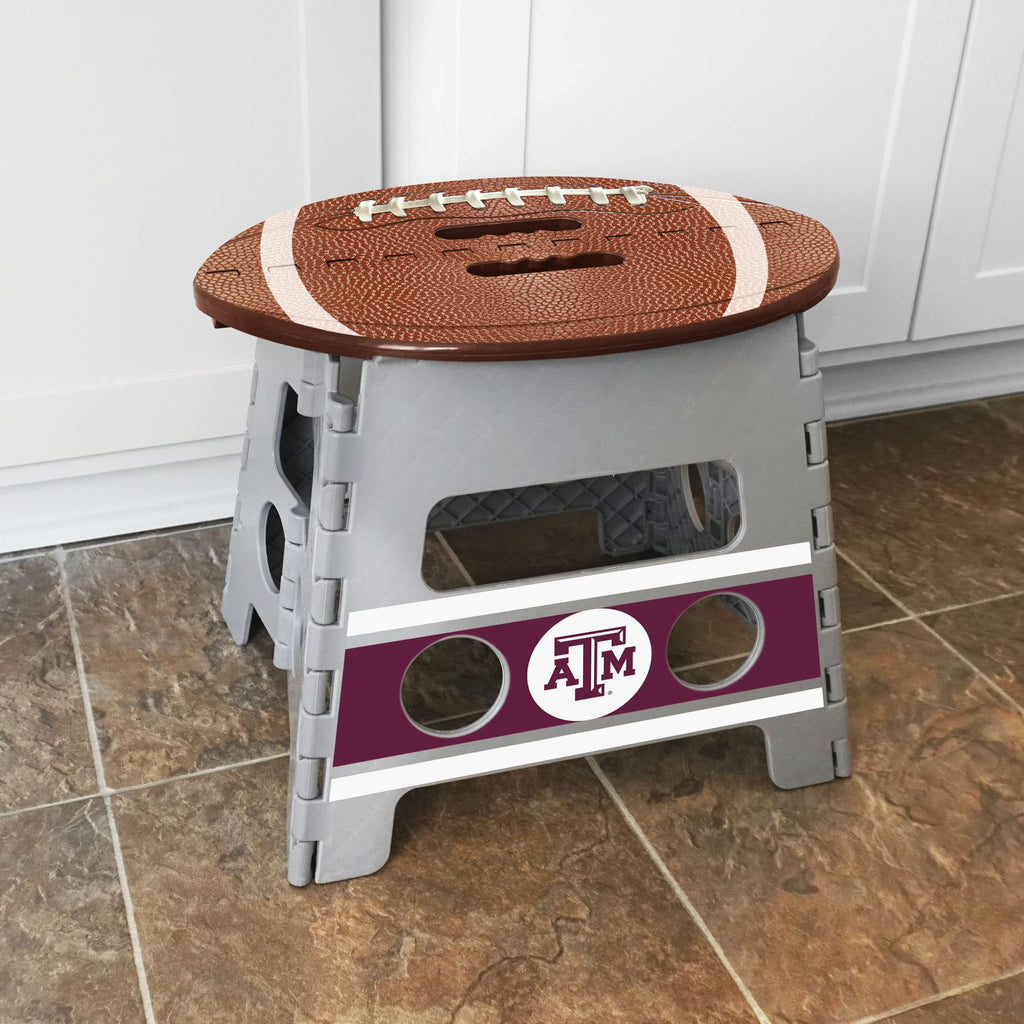 FANMATS 27144 Texas A&M Folding Step Stool - 13in. Rise