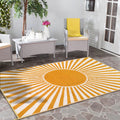 Anidaroel Outdoor Area Rug For Patio Clearance 8X10Ft Waterproof, Reversible Plastic Straw Rug Outside Rug, Stain & Uv Resistant