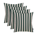 Rsh Decor: Sunbrella Square Throw Pillows Set Of 4 | 17' X 17' | Water And Fade-Resistant Performance Fabric | Outdoor Decorat