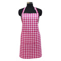 Airwill Cotton Kitchen Cooking Aprons (Gingham Rose)