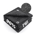 Cool Area 90% Sun Shade Cloth Mesh Tarp with Grommets for Plant Cover 3x6ft Patio Canopy Garden Pergola Greenhouse Car Barn Kenn