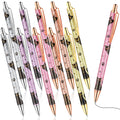 10 Pcs Cat Pens Sparkly Pretty Pens Cute Cat Kawaii Pens For Cat Lovers Fancy Gel Pens Metal Retractable Black Ink Ballpoints Fo