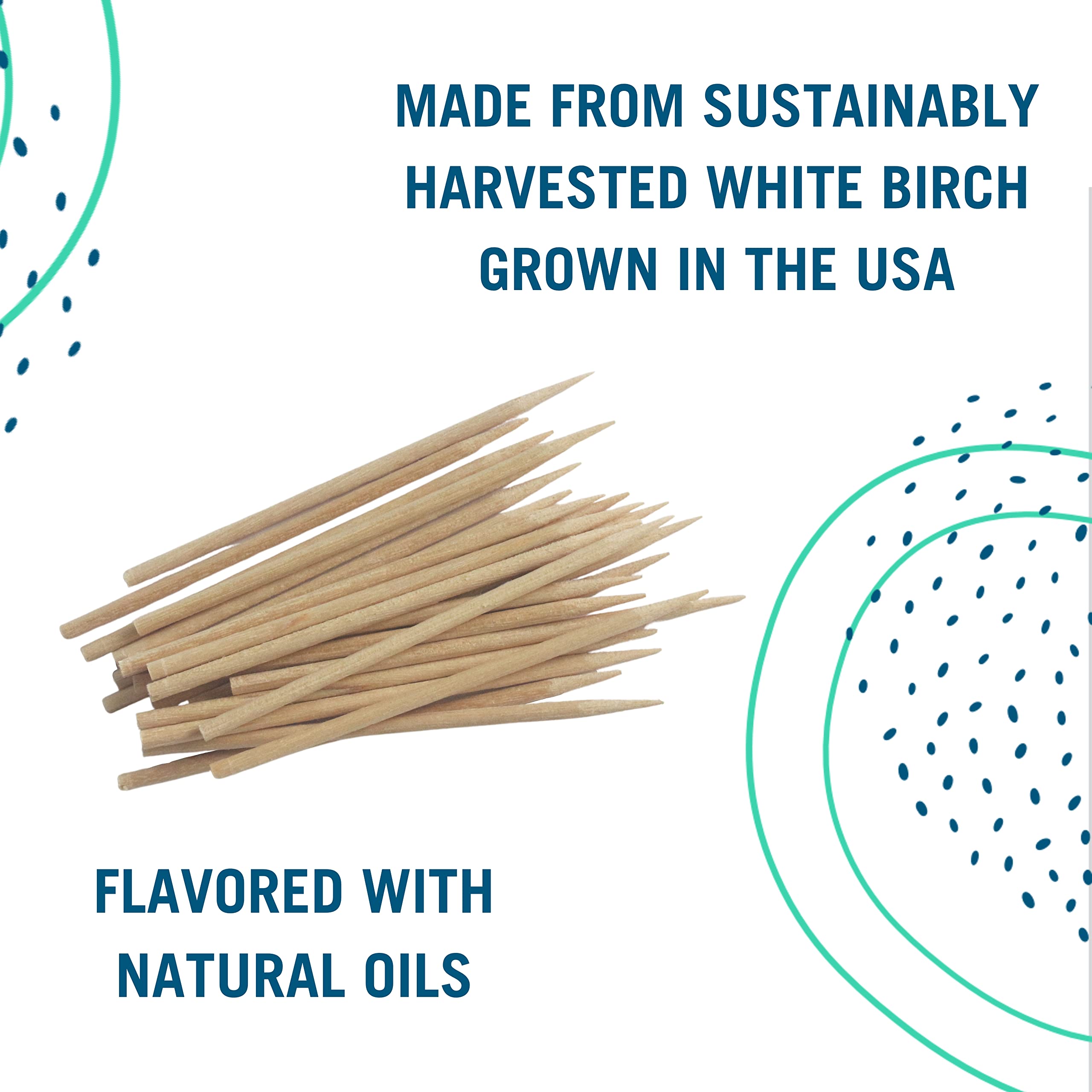 Preserve Toothpicks, Mint Tea Tree, 24 Canisters