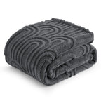 Bedsure Grey Throw Blanket For Women - Super Soft & Cozy, Fleece Blankets For Girls, Ideal For Couch & Bed, 50X60 Inches