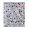 Woolrich Cotton Sheet Set Cottage Charms Print, 100% Cotton Flannel Sheets Warm & Fuzzy Bedding Set Queen Size Sheets, Fitted Po