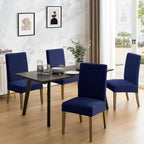 Mosayt 100% Waterproof Dining Room Chair Covers Set Of 4, Super Fit Stretch Jacquard Parson Chairs Slipcovers Removable Washable