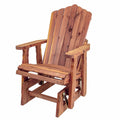 American Furniture Classics Adirondak Glider, Natural Cedar