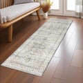 Coarir Washable Rug Runner, Runner Rug for Hallways Kitchen Non Slip 2x6 Runner Rugs with Rubber Backing Soft Carpet for Entrywa