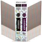 Trumiri Incense Sticks - Combo Pack Of 40 Insence-Sticks - 20 Vanilla + 20 Lavender - Insenses - Insents - Incents - Inscense -