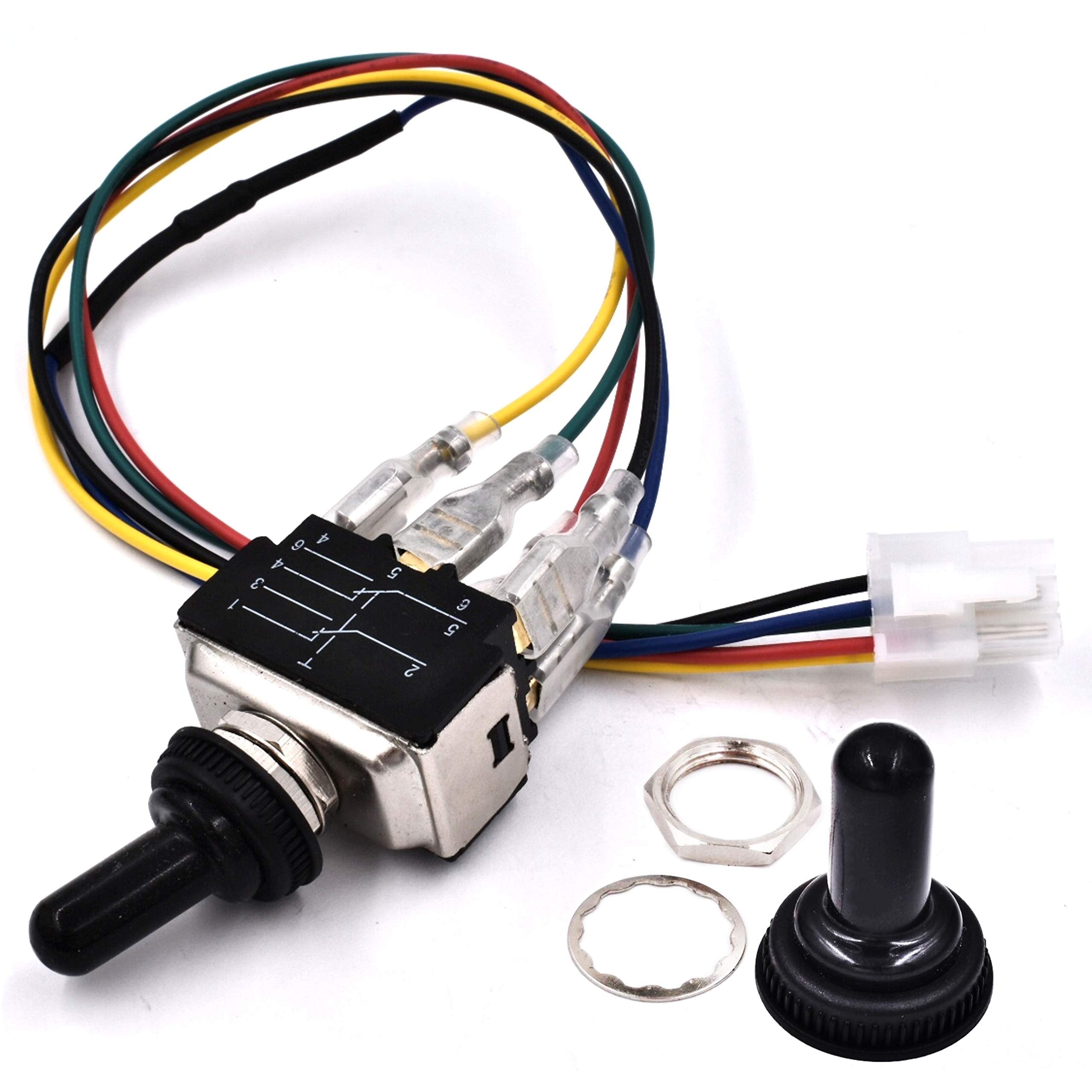 Hd Switch Spoolgun Fits Miller 186420 Switch 185, 190 & 210 / Hobart 210 & 250-2 Positions, 6 Terminals Includes Wire Harness &