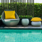 Boao 4 Pack Decorative Outdoor Waterproof Throw Pillow Covers, Square Patio Balcony Garden Waterproof Cushion Case, Pu Coating Pillow Shell For Couch,Bed, Patio, Sofa,Tent,18 X 18 Inch(Bright Yellow)