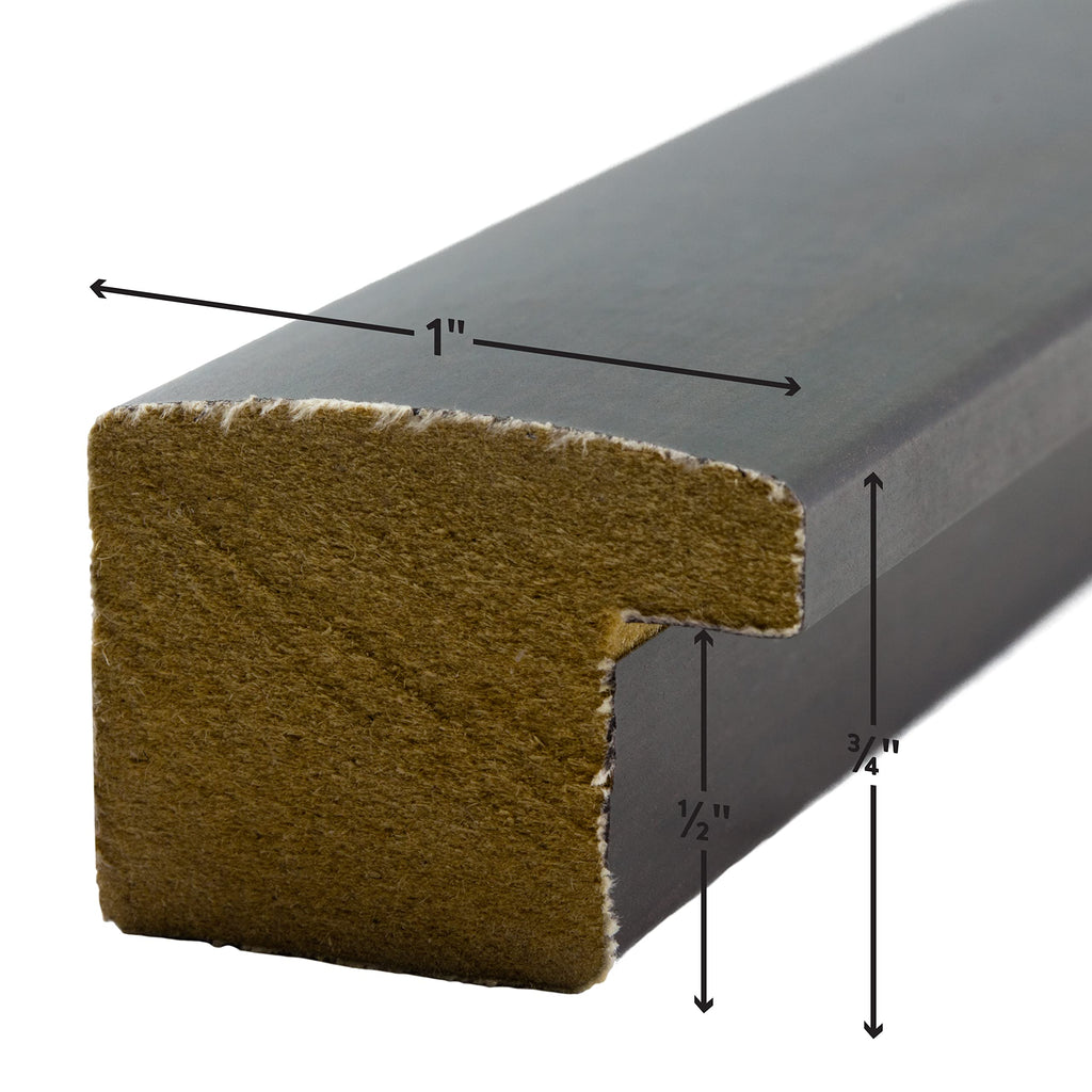 Craig Frames Contemporary, 18X29 Picture Frame, Brazilian Walnut