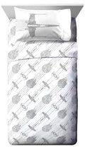 Jay Franco Star Wars Falcon Schematics Full Size Sheet Set - 4 Piece Set Super Soft And Cozy Kids Bedding - Fade Resistant Micro