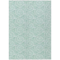 Addison Rugs Surfside Asr41 Green 3' X 5' Indoor Outdoor Area Rug, Easy Clean, Machine Washable, Non Shedding, Bedroom, Living Room, Dining Room, Kitchen, Patio Rug