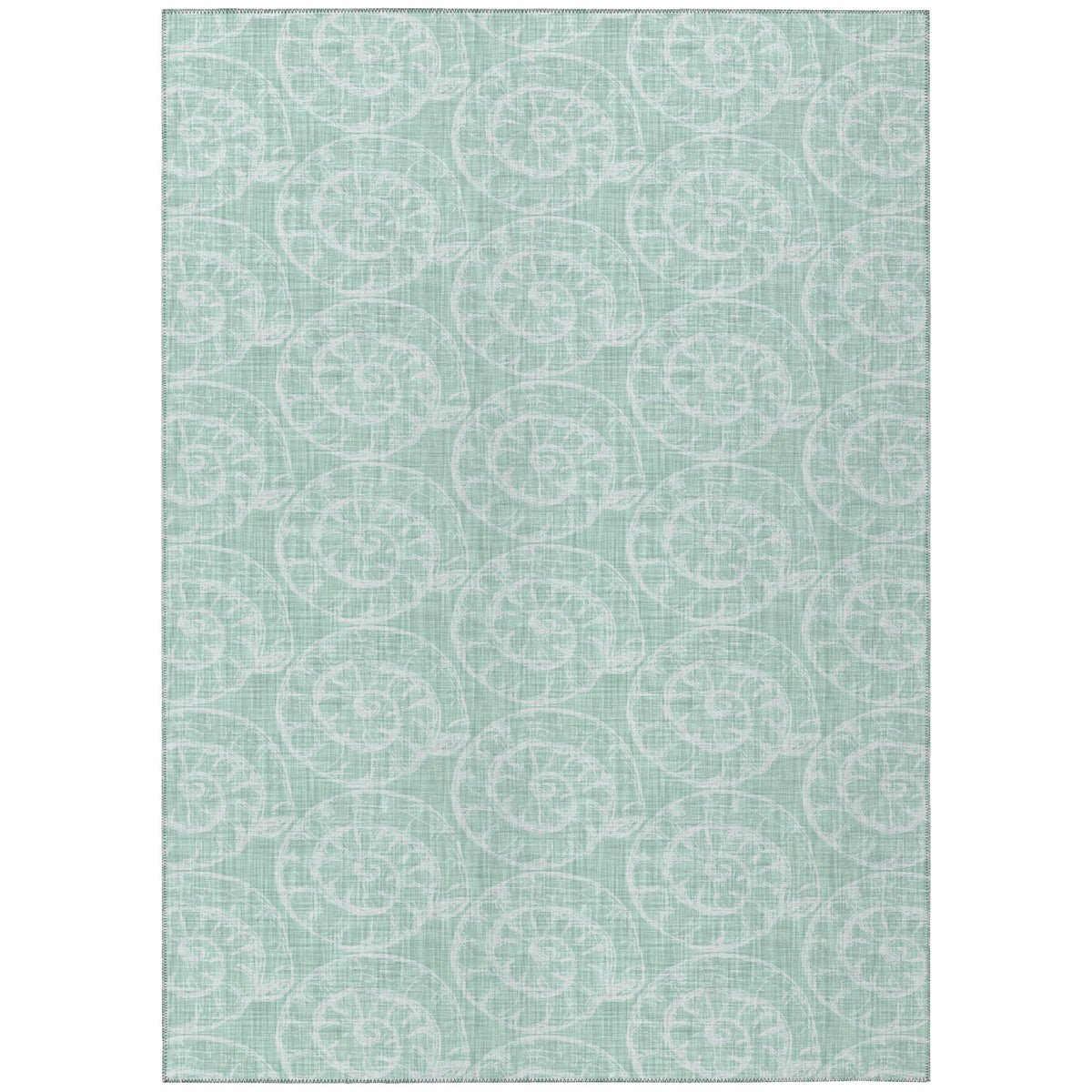 Addison Rugs Surfside Asr41 Green 9' X 12' Indoor Outdoor Rug, Easy Clean, Machine Washable, Non Shedding, Bedroom, Living Room, Dining Room, Kitchen, Patio Rug