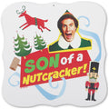 Elf Movie Son of a Nutcracker Metal Sign - Funny Buddy the Elf Christmas Decoration for Home