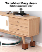 Furniture Risers, Tclouda Bed/Sofa/Desk/Table/Chair Leg/Fridge Lifts To 1.5, 3 And 4 In, Rectangle Adjustable Risers Blocks For