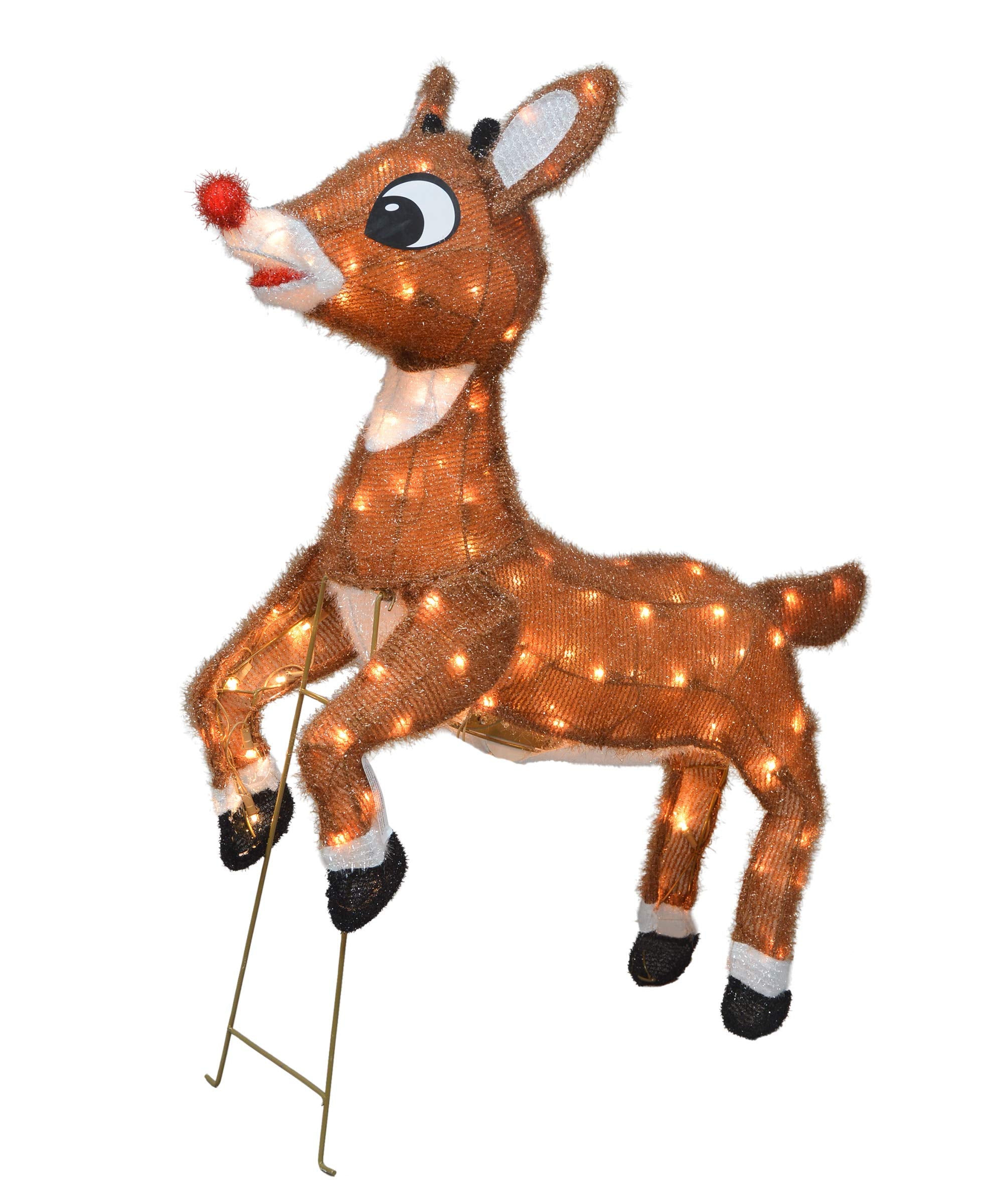 3D Rudolph The RedNosed Reindeer 36 Animated Outdoor Christmas Decor Yard Art