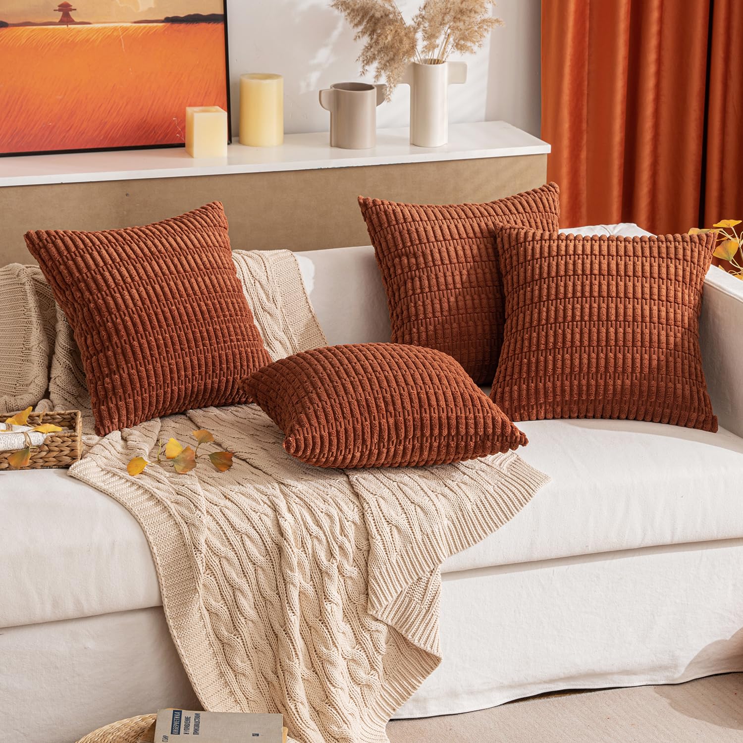 MIULEE Decorative Throw Pillow Covers - Thumbnail 3