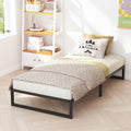 Richwanone 10 Inch Twin Bed Frames, Metal Platform Mattress Foundation with Steel Slat Support, No Box Spring Needed, Easy Assem